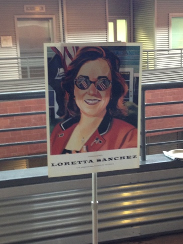 Loretta Sanchez campaign poster.